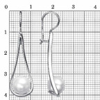 Серьги из серебра 925 пробы 33615144Пл — Красная Пресня