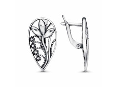Серьги из серебра 925 пробы 33016166-5 — Красная Пресня