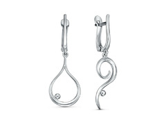 Серьги из серебра 925 пробы 33018156Д — Красная Пресня