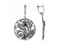 Серьги из серебра 925 пробы 33816152-7 — Красная Пресня