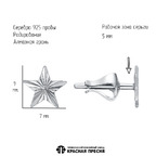 Серьги из серебра 925 пробы 33017916Д1 — Красная Пресня