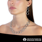 Серьги из серебра 925 пробы 33010734-1 — Красная Пресня