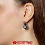 Серьги из серебра 925 пробы 33817616Мс — Красная Пресня