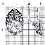 Серьги из серебра 925 пробы 33814880 — Красная Пресня
