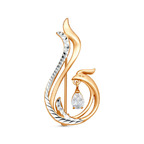 Брошь из серебра 925 пробы 13816635-5 — Красная Пресня