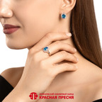 Серьги из серебра 925 пробы 33817180Д3 — Красная Пресня
