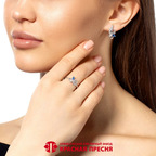 Кольцо из серебра 925 пробы 23816612Д4 — Красная Пресня