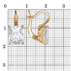Серьги из серебра 925 пробы 33815157 — Красная Пресня
