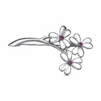 Брошь из серебра 925 пробы 13814898Пл8 — Красная Пресня