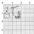 Серьги из серебра 925 пробы 33813772 — Красная Пресня